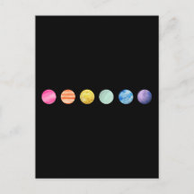 Aquarelle Planète - Arc-en-ciel