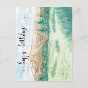 Carte postale Aquarelle pour lui, Monts Aquarelles