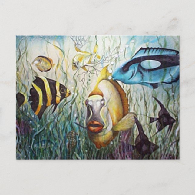 Carte Postale Aquarium (Devant)