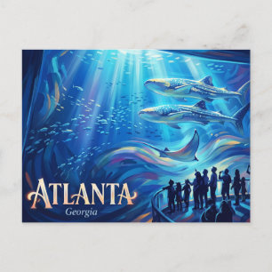 Carte Postale Aquarium de Géorgie États-Unis