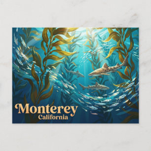 Carte Postale Aquarium de la baie de Monterey États-Unis