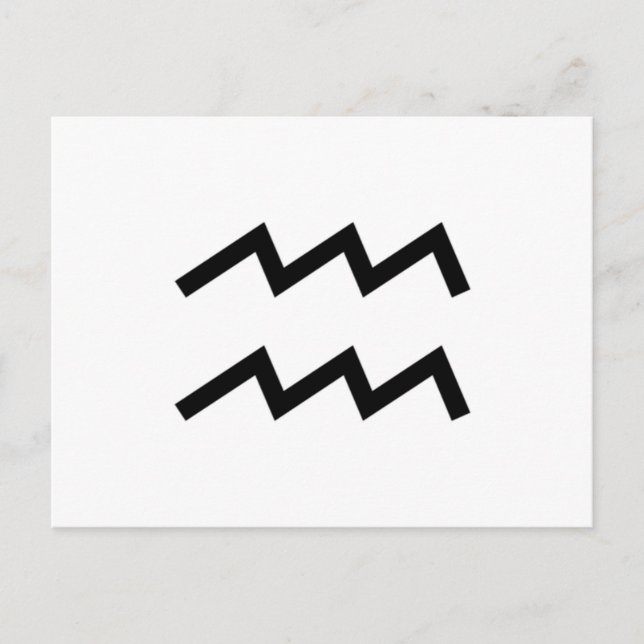 Carte Postale Aquarius (Devant)
