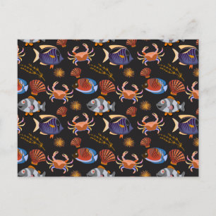 Carte Postale Aquatic animals ocean underwater life