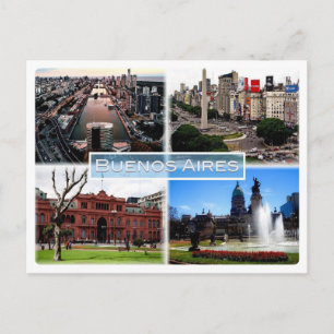 Carte Postale AR Buenos Aires - Le principal centre financier -