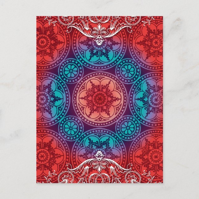 Carte Postale Arabesque victorien, GLORIOSA (Devant)
