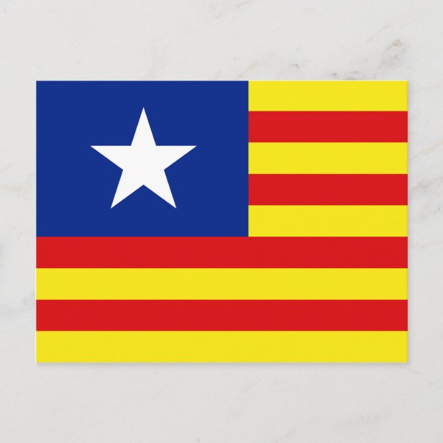 Carte Postale Aragon, drapeau de la Corée du Sud (Devant)