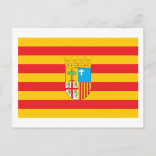 Carte postale Aragon Flag