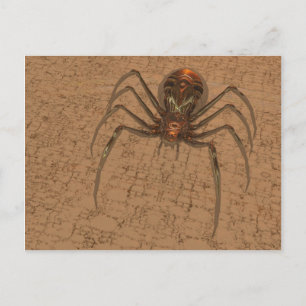 Carte Postale Araignée d'or