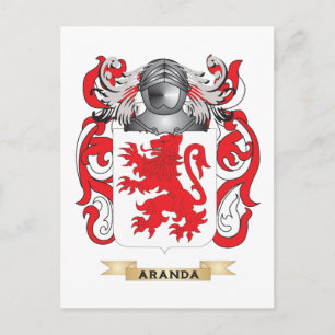 Carte Postale Aranda Armoiries (crête de famille)