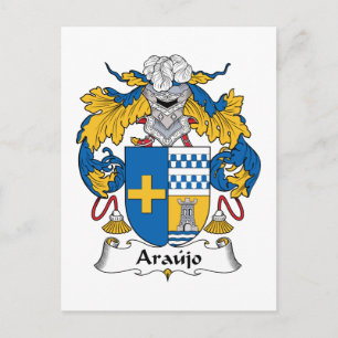 Carte Postale Araujo Family Crest