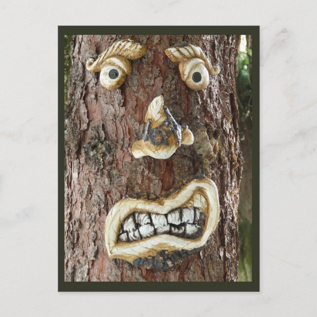 Carte Postale Arborescence faciale (Devant)