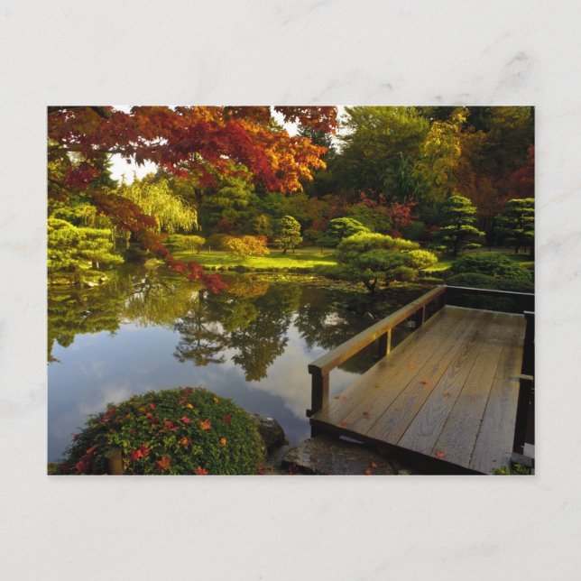 Carte Postale Arboretum, Jardin Japonais, Seattle, Washington, (Devant)