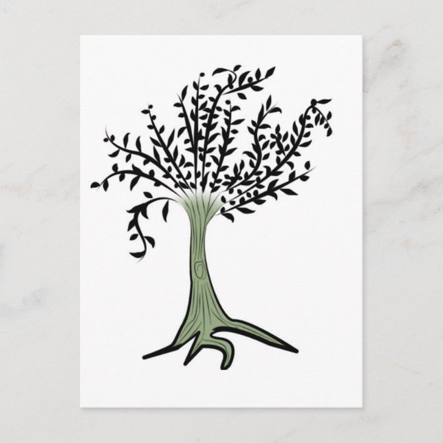 Carte Postale arbre (Devant)