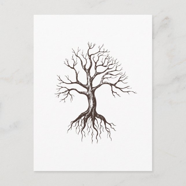 Carte Postale Arbre (Devant)