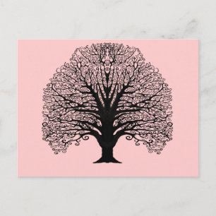 Carte Postale Arbre à branches noires