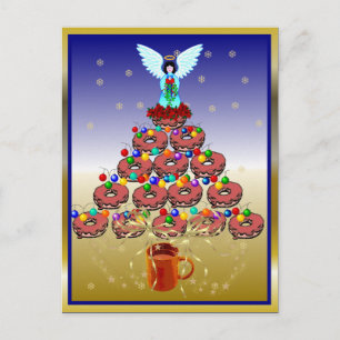 Carte Postale Arbre à Donut