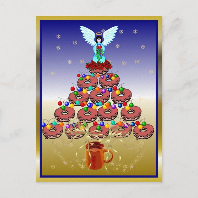 Carte Postale Arbre à Donut (Devant)