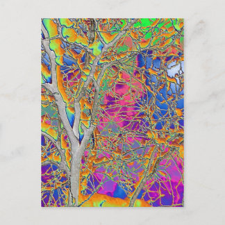 Carte Postale Arbre Abstrait