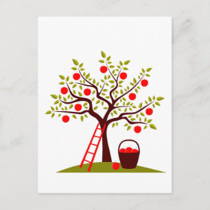 Carte Postale Arbre Apple