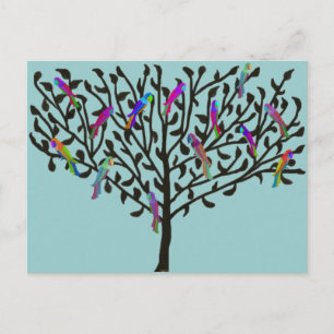 Carte postale Arbre aux perroquets
