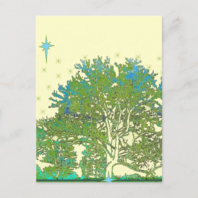 Carte Postale Arbre blues (Devant)