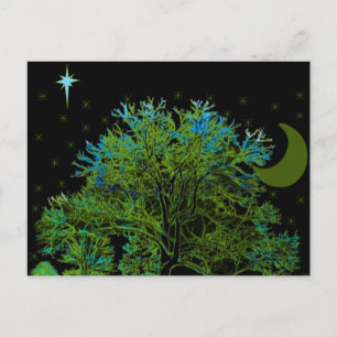 Carte Postale Arbre blues