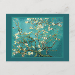 Carte Postale Arbre d'amande florissant Vintage Floral Van Gogh