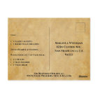 Arbre d'automne rustique & Lumières Parchemin Mari