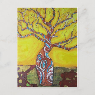 Carte Postale Arbre de Boab brillant