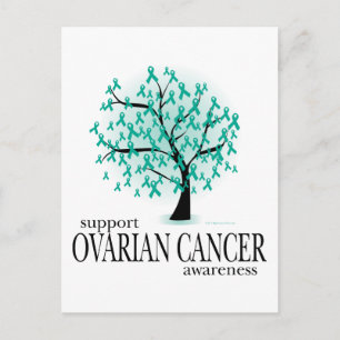 Carte Postale Arbre de cancer de l'ovaire