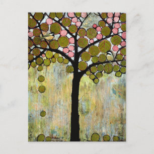 Carte postale Arbre de chickadee