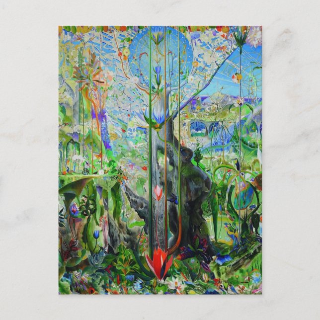 Carte Postale Arbre de ma vie par Joseph Stella (Devant)