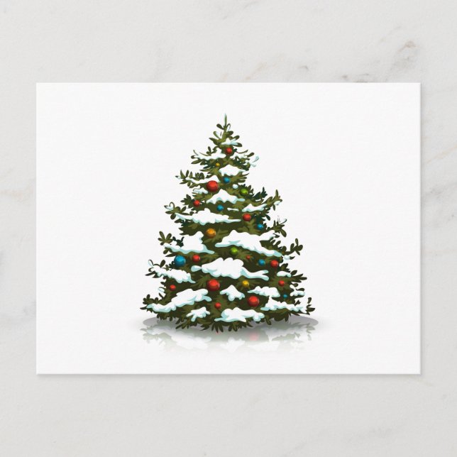 CARTE POSTALE : ARBRE DE NOËL (Devant)