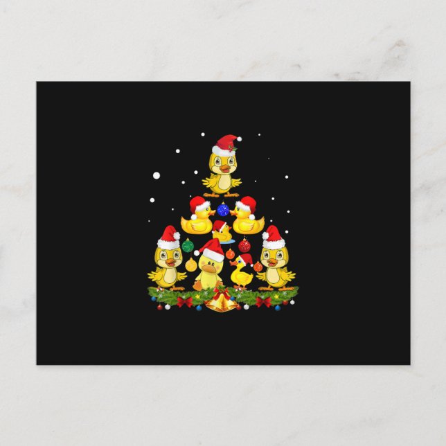 Carte Postale Arbre de Noël (Devant)