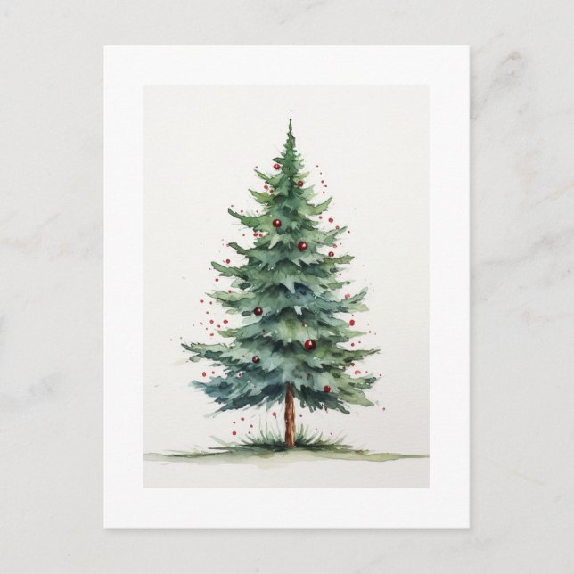 Carte postale Arbre de Noël (Devant)