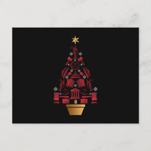 Carte Postale Arbre de Noël du procureur