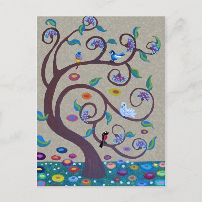 Carte Postale Arbre de vie (Devant)