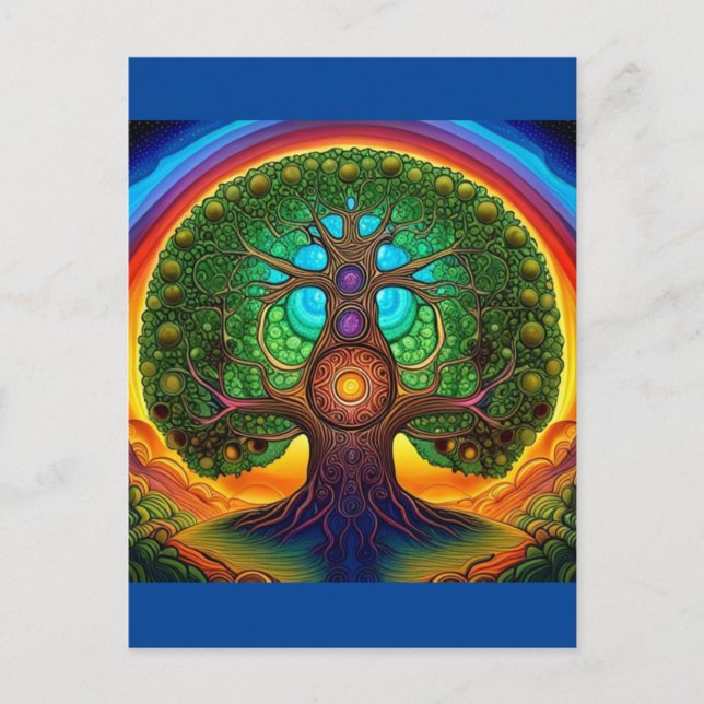 Carte postale Arbre de vie (Devant)