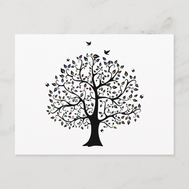 Carte Postale Arbre de vie (Devant)