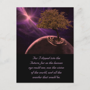 Carte Postale Arbre de vie cosmique