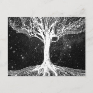 Carte Postale Arbre de vie étoilé