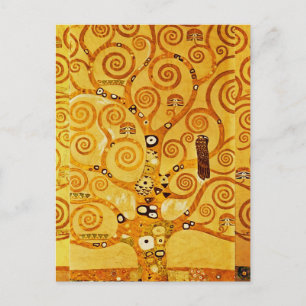 Carte Postale Arbre de vie Gustav Klimt Nouveau