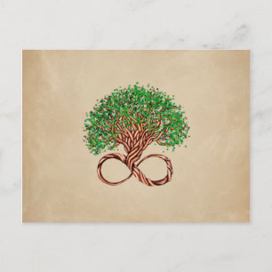 Carte Postale Arbre de vie - Infinité