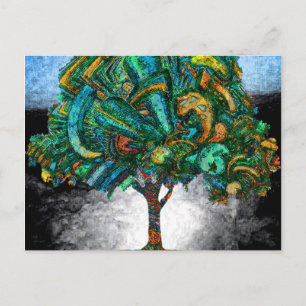 Carte Postale Arbre de vie inventé