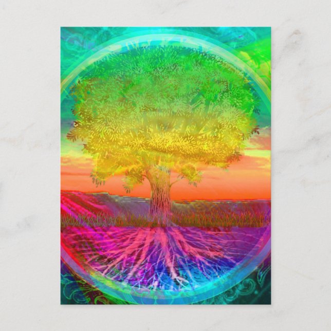 Carte Postale Arbre de vie Miracles (Devant)