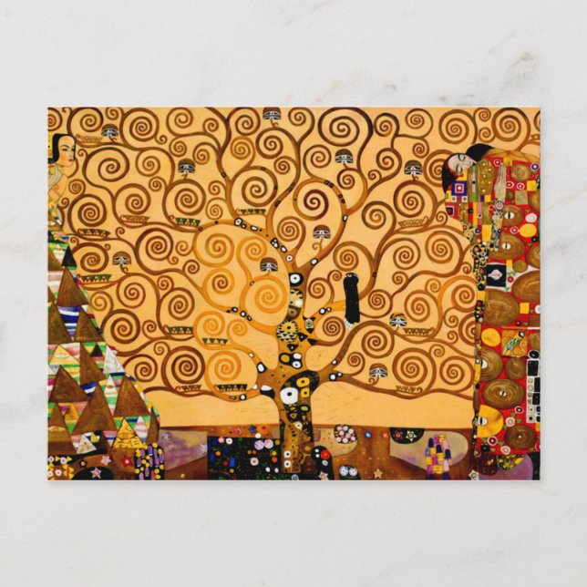 Carte Postale Arbre de vie par Gustav Klimt Fine Art (Devant)