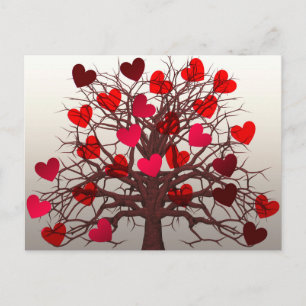 Carte Postale Arbre des coeurs