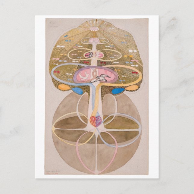 Carte Postale Arbre des connaissances no 1 | Hilma af Klint | (Devant)