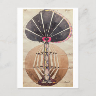Carte Postale Arbre des connaissances no 3   Hilma af Klint