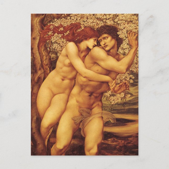 Carte Postale Arbre du pardon, Sir Edward Coley Burne-Jones (Devant)
